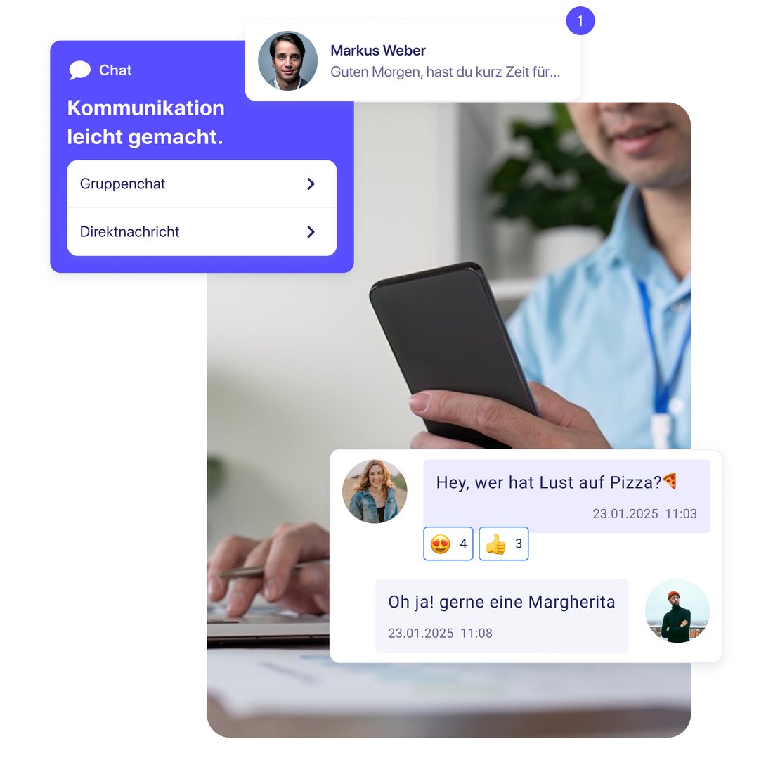 Chat — Screenshot in der App