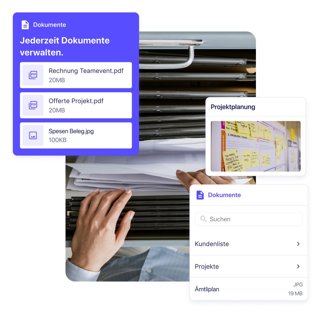 Dokumentenablage — Screenshot in der App
