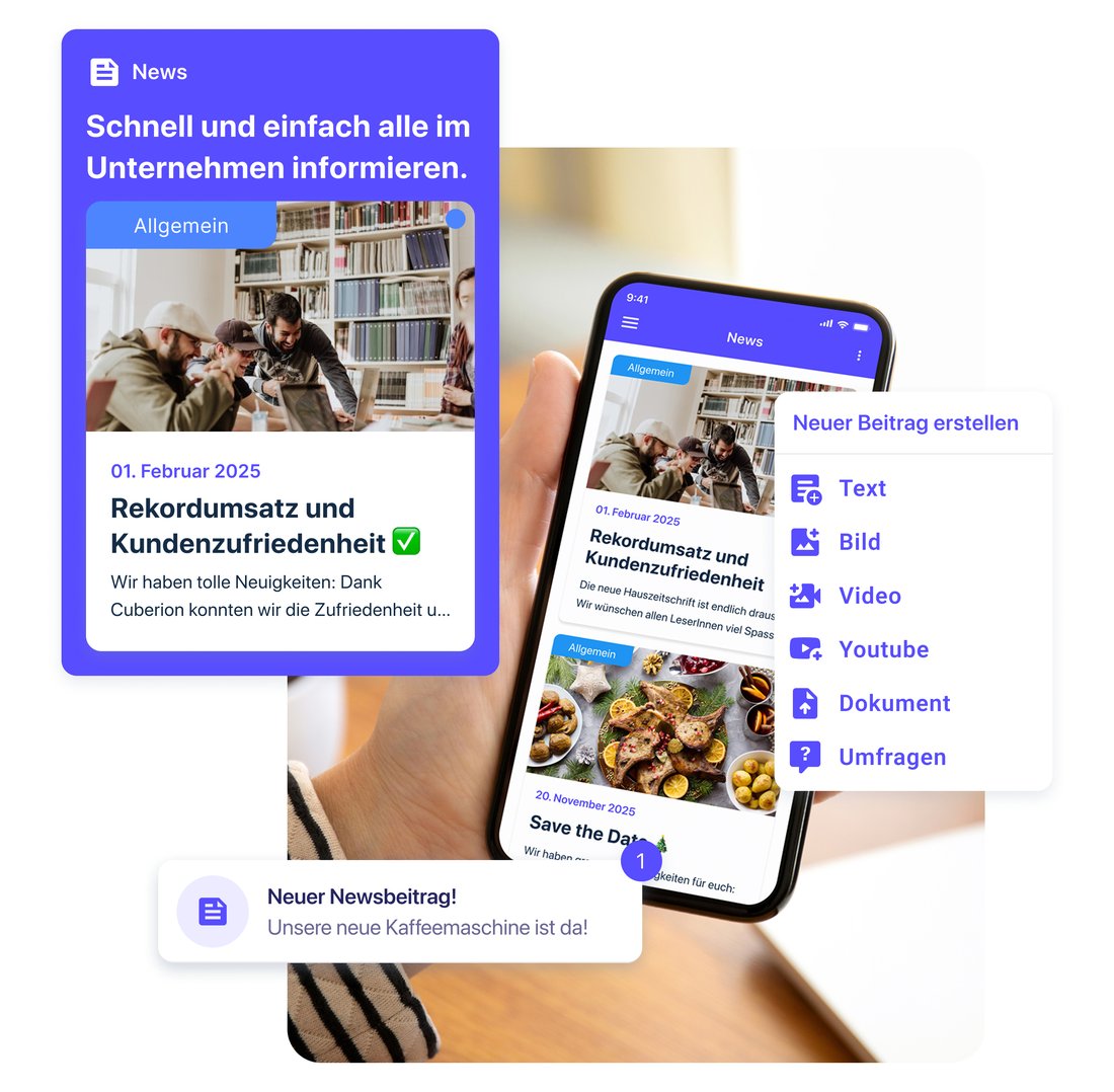 News — Screenshot in der App
