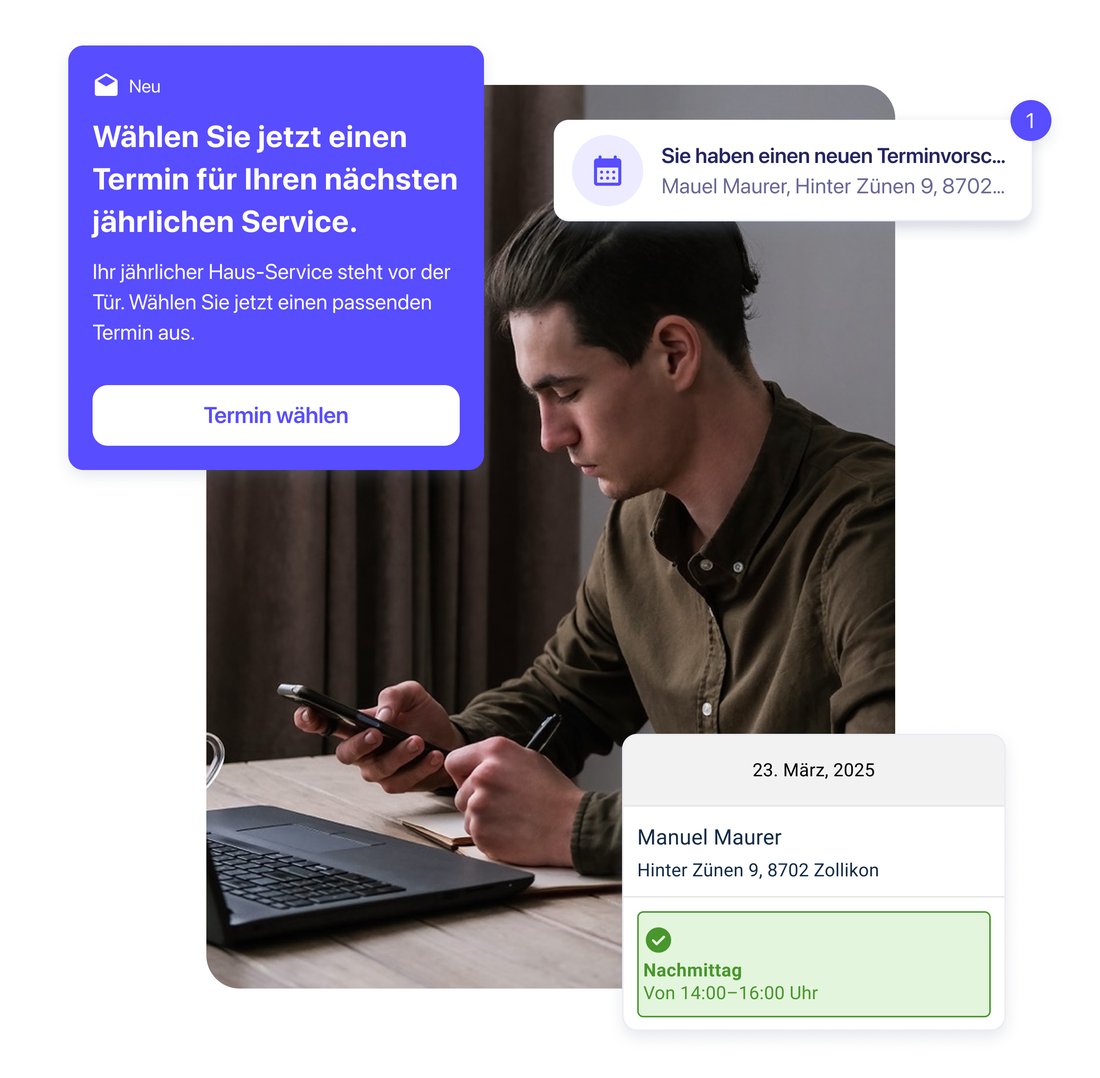 (Service)-Termine — Screenshot in der App