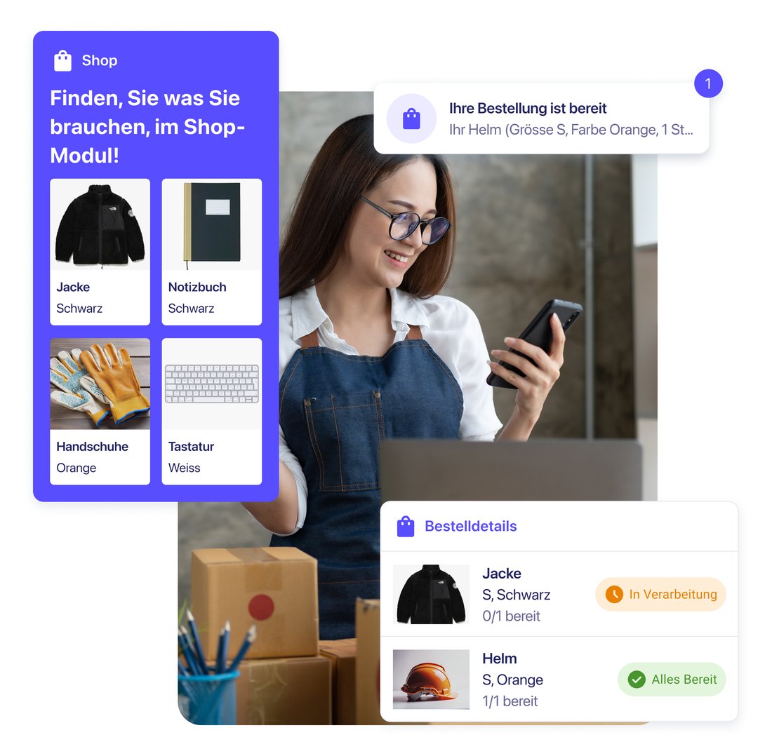Shop — Screenshot in der App