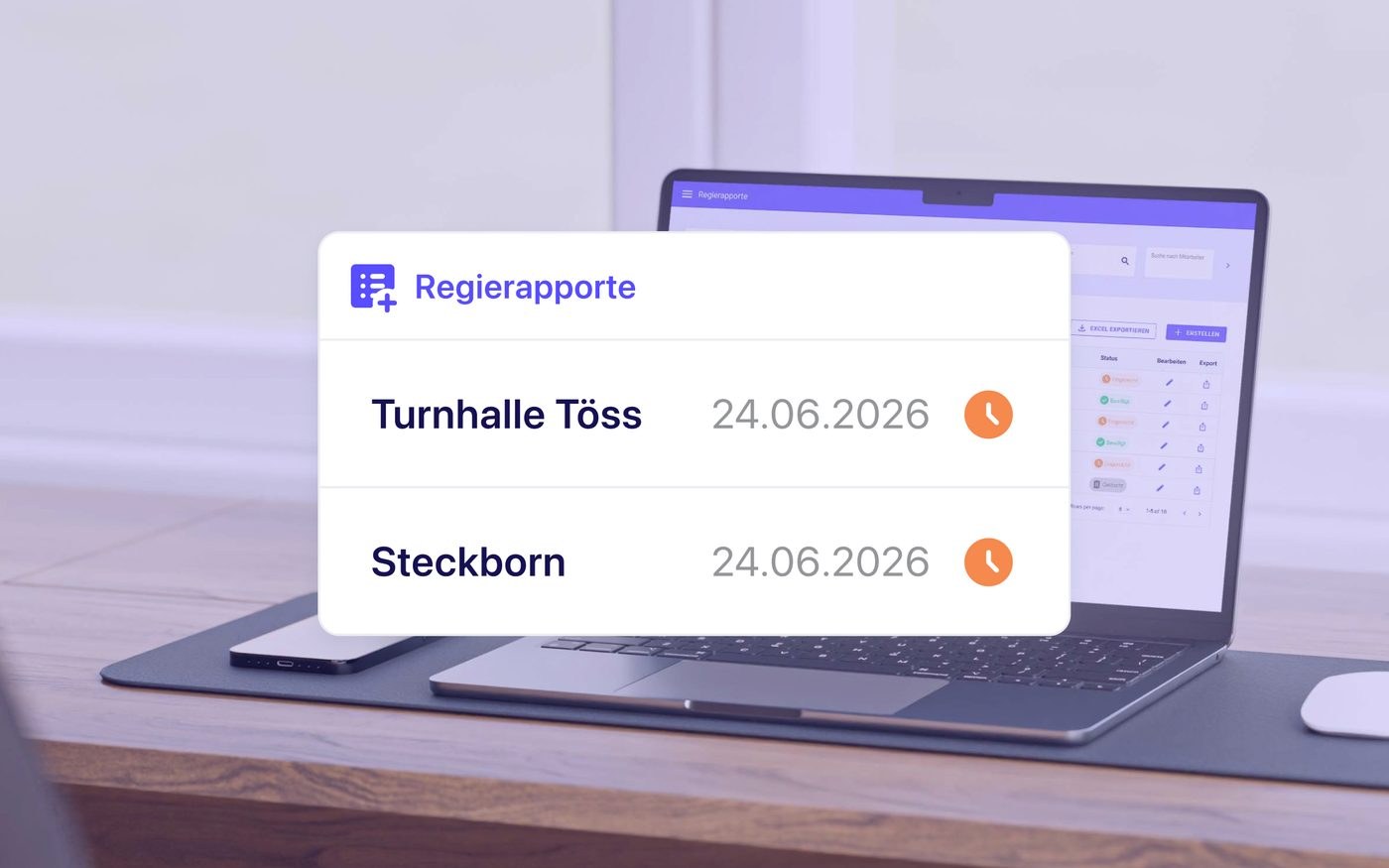 Regierapporte Screenshot
